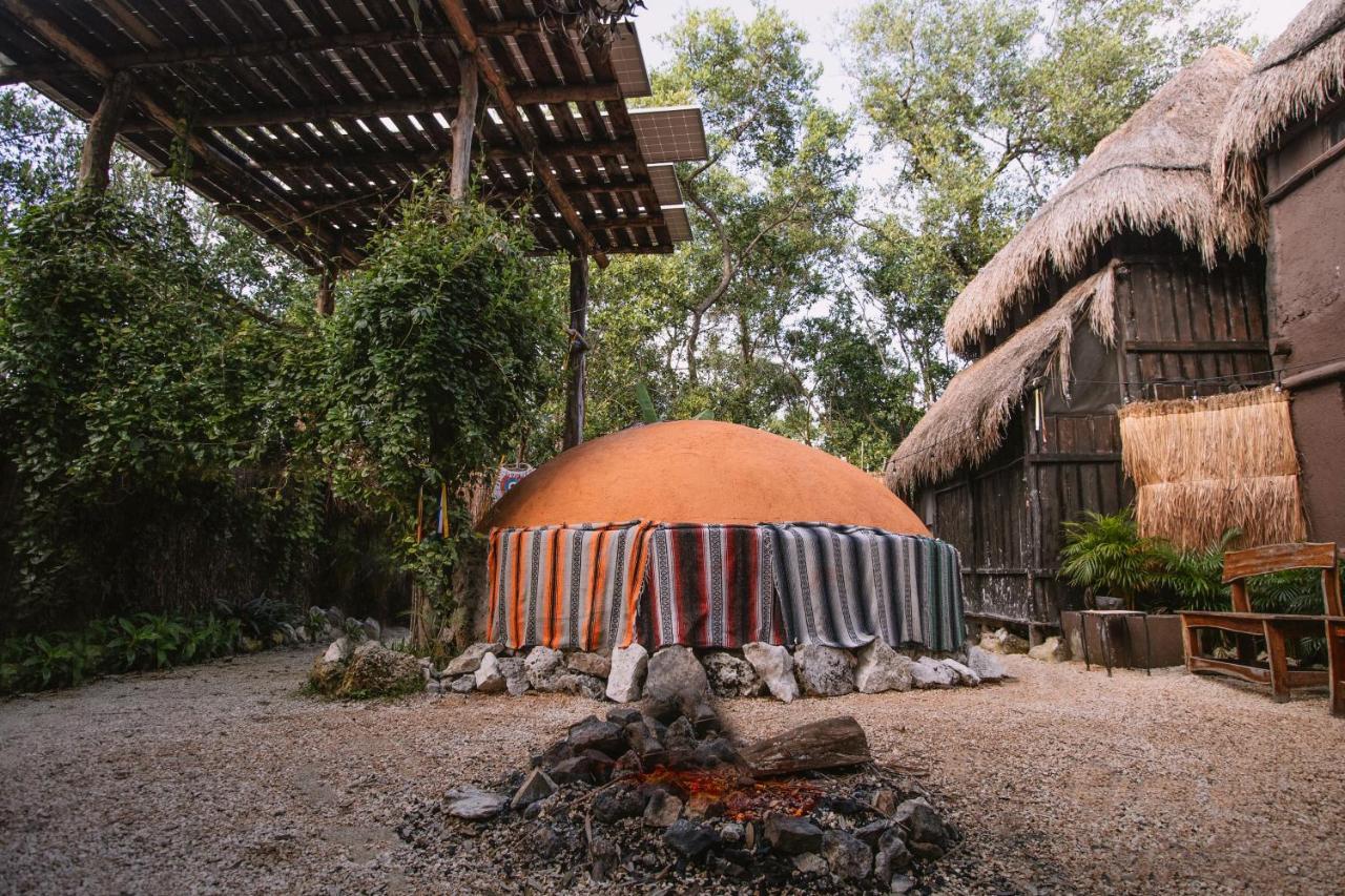 Tunich Jungle Cabanas Тулум Экстерьер фото